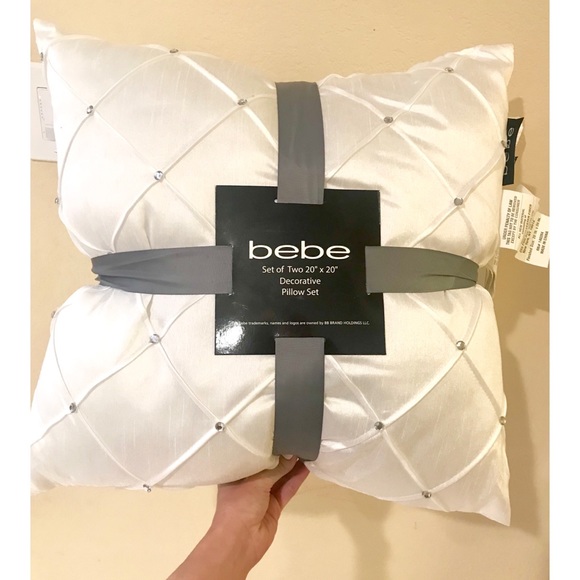 bebe throw pillows